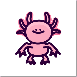 Staring Axolotl Posters and Art